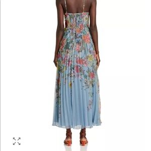 Pleated floral dress